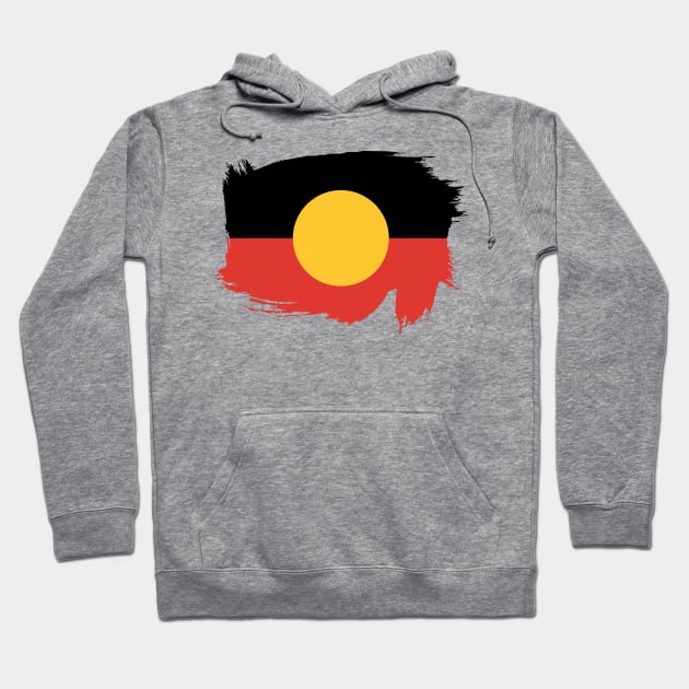 Aboriginal Flag Hoodie by CF.LAB.DESIGN